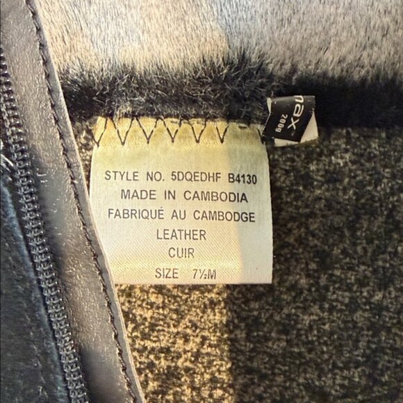 Denver Hayes T-Max Leather Winter Boots Black Size 7.5 - Picture 6 of 6